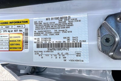 2019 Ford Fusion S