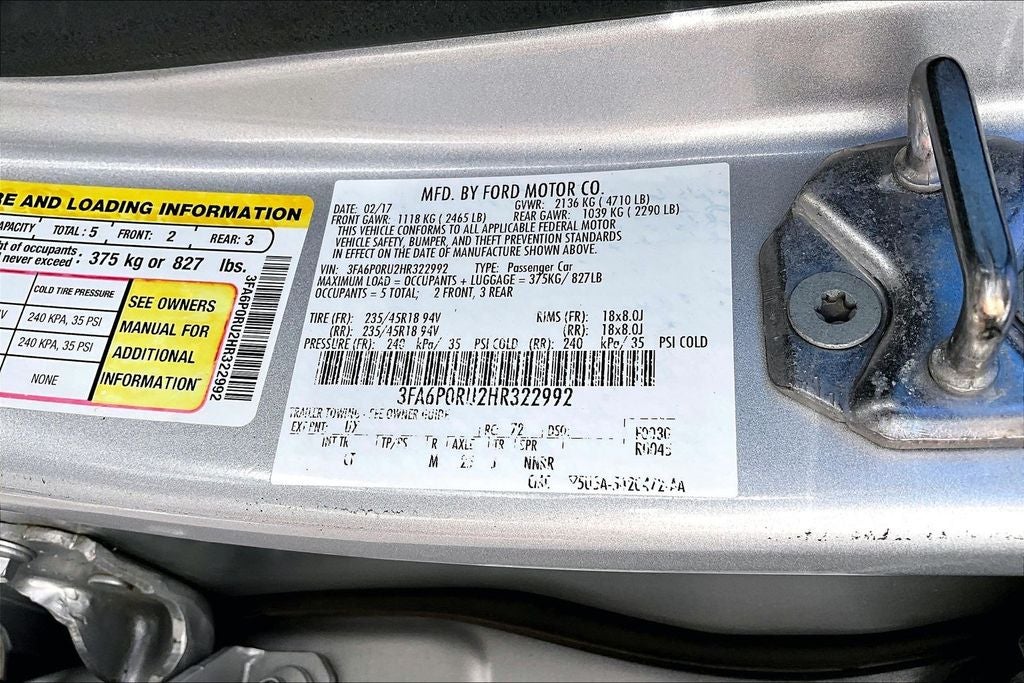 2017 Ford Fusion Hybrid Titanium
