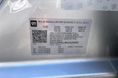 2022 Chevrolet Silverado 1500 ZR2