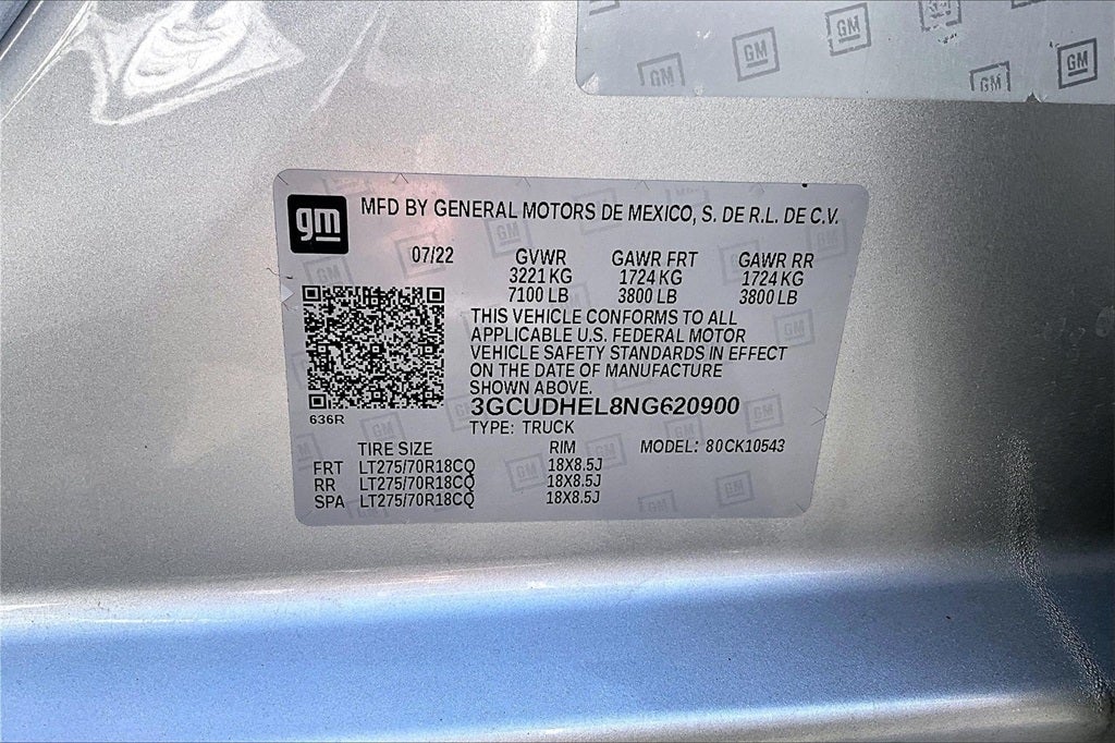 2022 Chevrolet Silverado 1500 ZR2