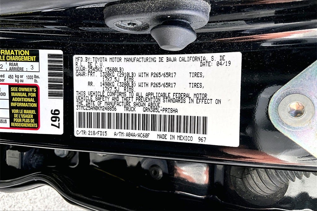 2019 Toyota Tacoma TRD Sport V6