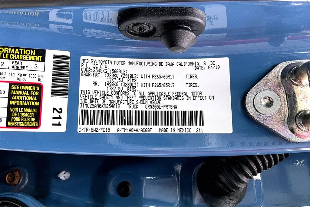 2019 Toyota Tacoma TRD Sport V6