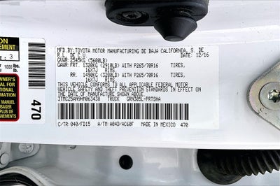 2017 Toyota Tacoma TRD Off-Road