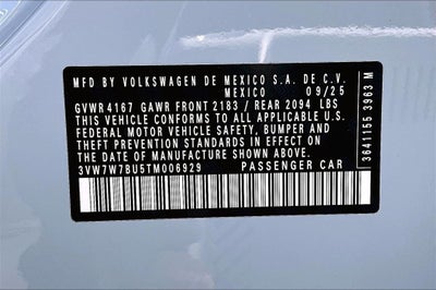 2026 Volkswagen Jetta 1.5T SE