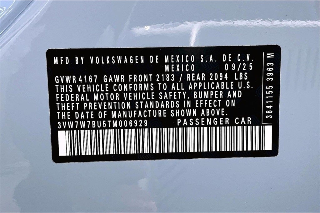 2026 Volkswagen Jetta 1.5T SE