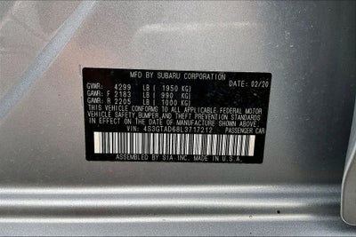 2020 Subaru Impreza Premium