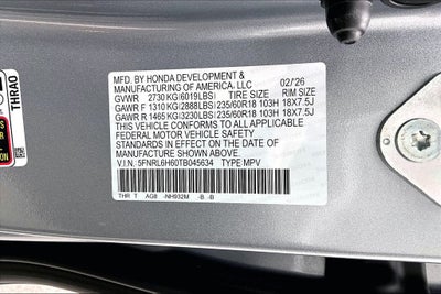 2026 Honda Odyssey EX-L