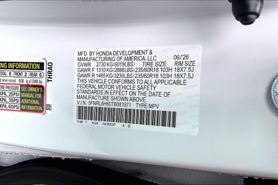 2026 Honda Odyssey EX-L