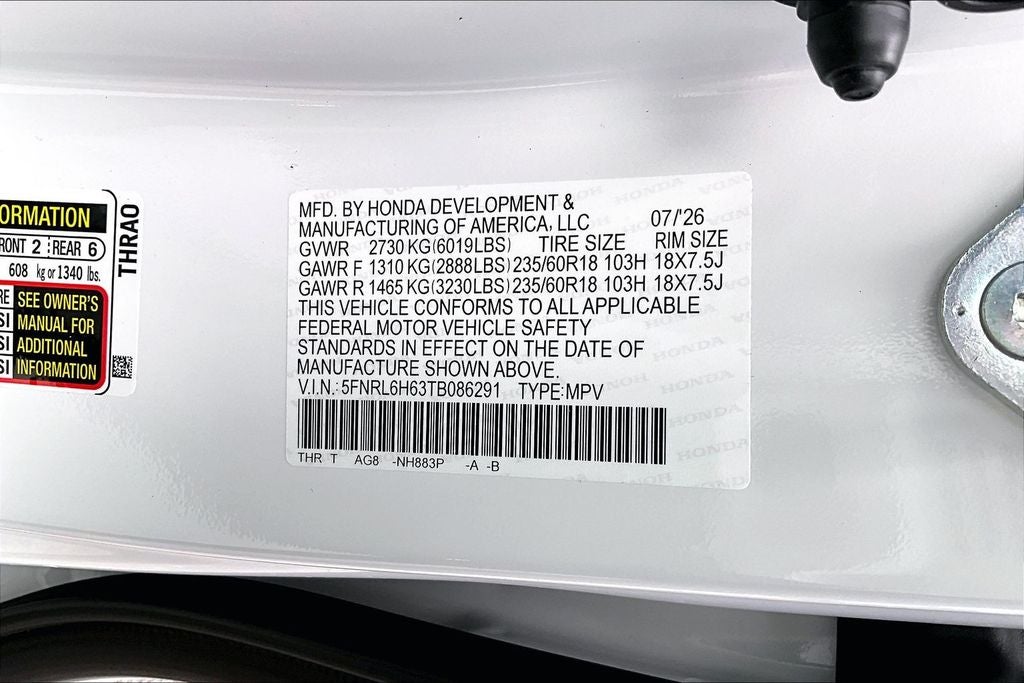 2026 Honda Odyssey EX-L
