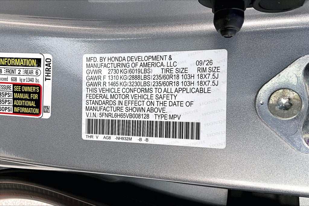 2027 Honda Odyssey EX-L