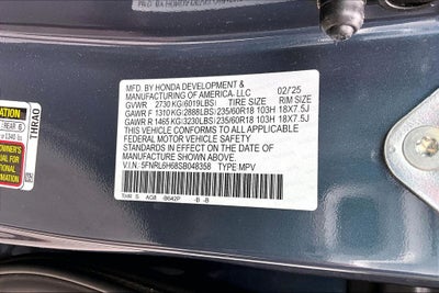 2025 Honda Odyssey EX-L