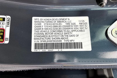 2026 Honda Odyssey EX-L