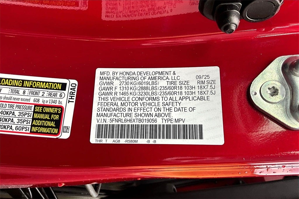 2026 Honda Odyssey EX-L