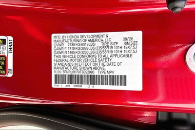 2026 Honda Odyssey Sport-L