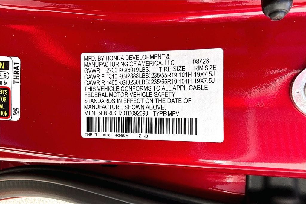 2026 Honda Odyssey Sport-L