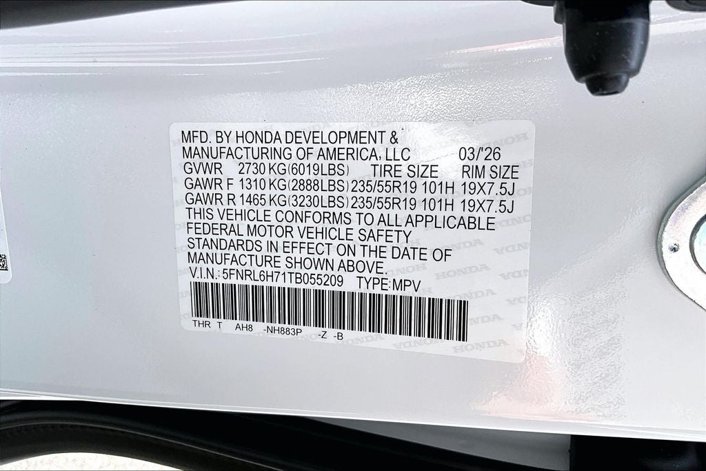 2026 Honda Odyssey Sport-L