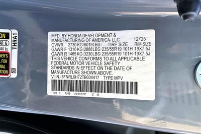 2026 Honda Odyssey Sport-L