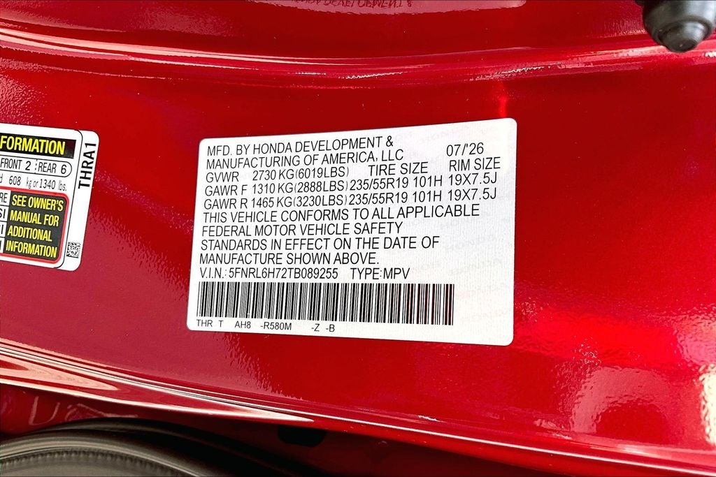 2026 Honda Odyssey Sport-L