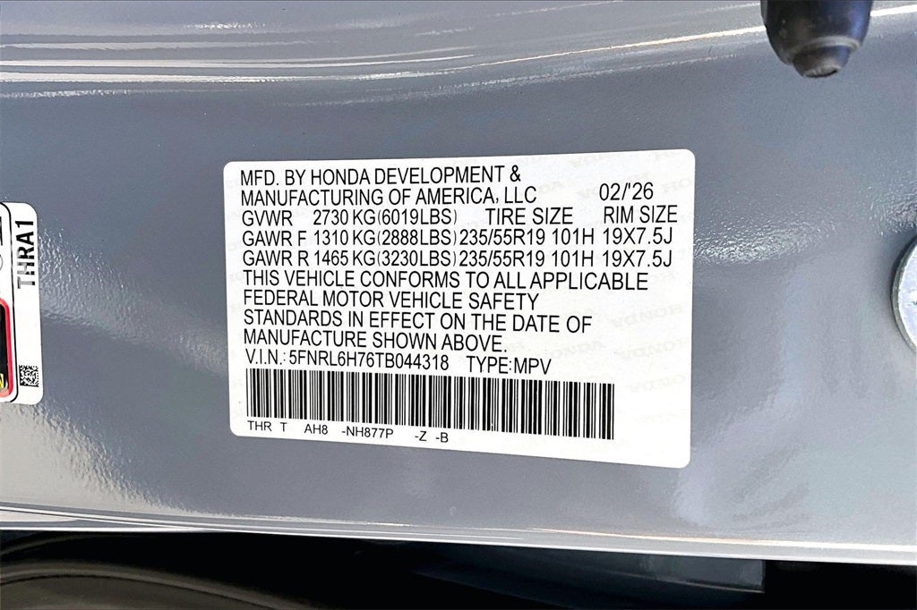 2026 Honda Odyssey Sport-L