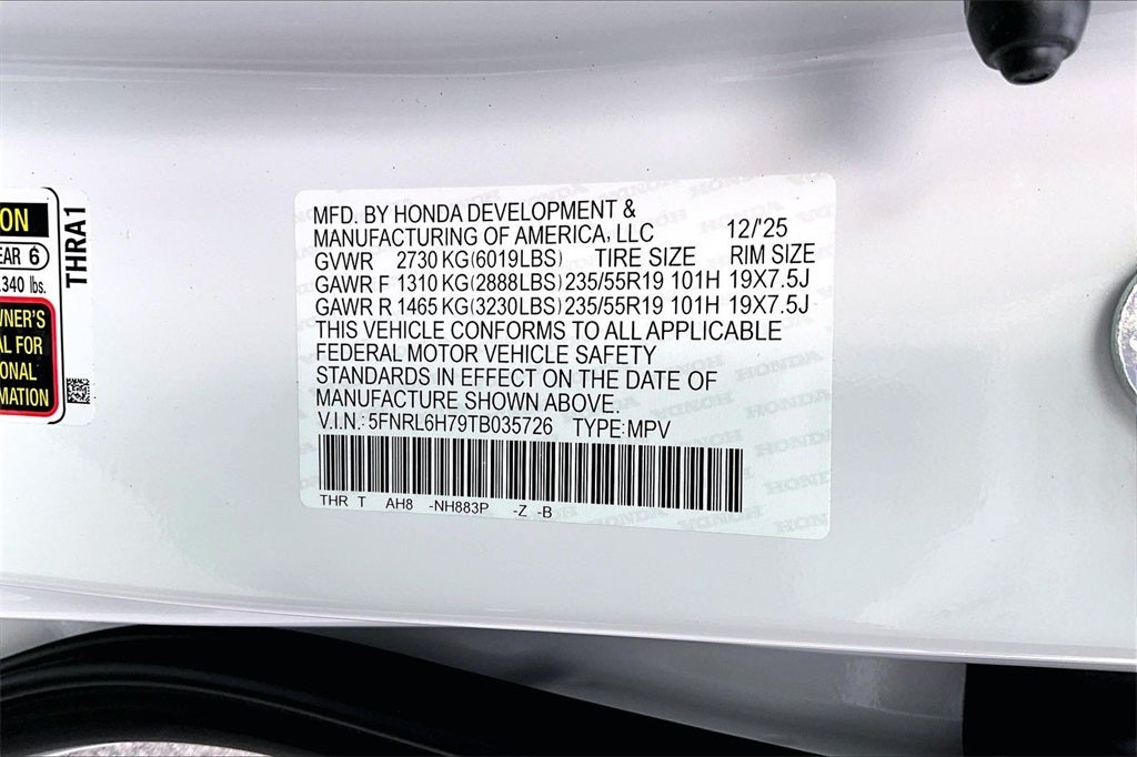 2026 Honda Odyssey Sport-L