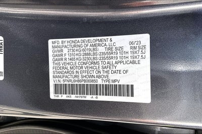 2023 Honda Odyssey Touring