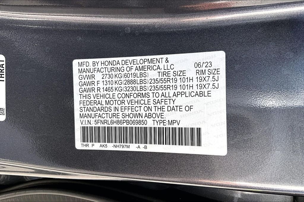 2023 Honda Odyssey Touring