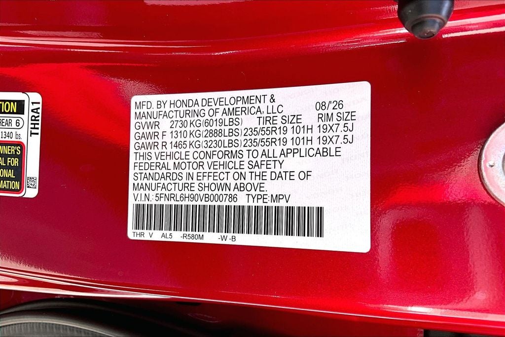 2027 Honda Odyssey Elite