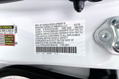 2026 Honda Odyssey Elite