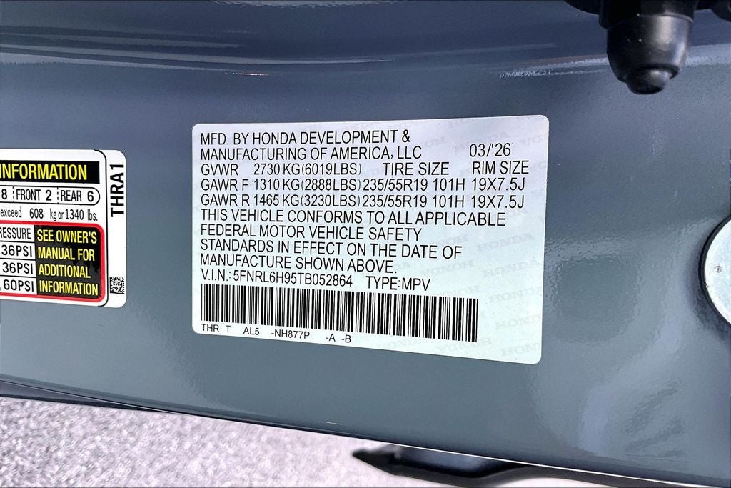 2026 Honda Odyssey Elite