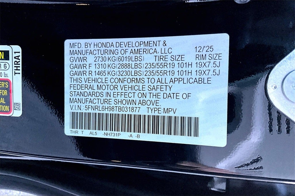 2026 Honda Odyssey Elite