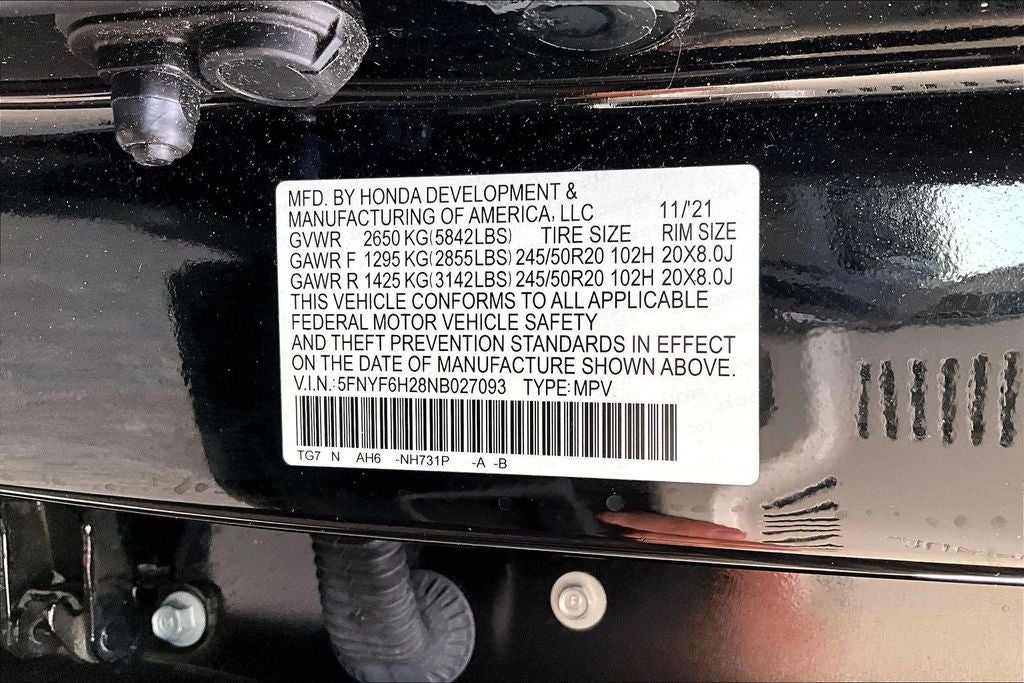 2022 Honda Pilot Special Edition