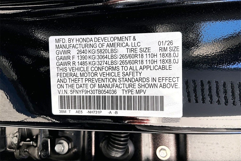 2026 Honda Passport RTL