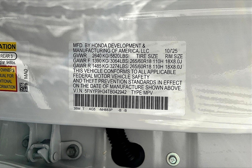 2026 Honda Passport RTL Blackout