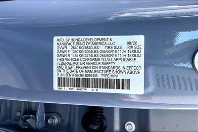 2026 Honda Passport RTL