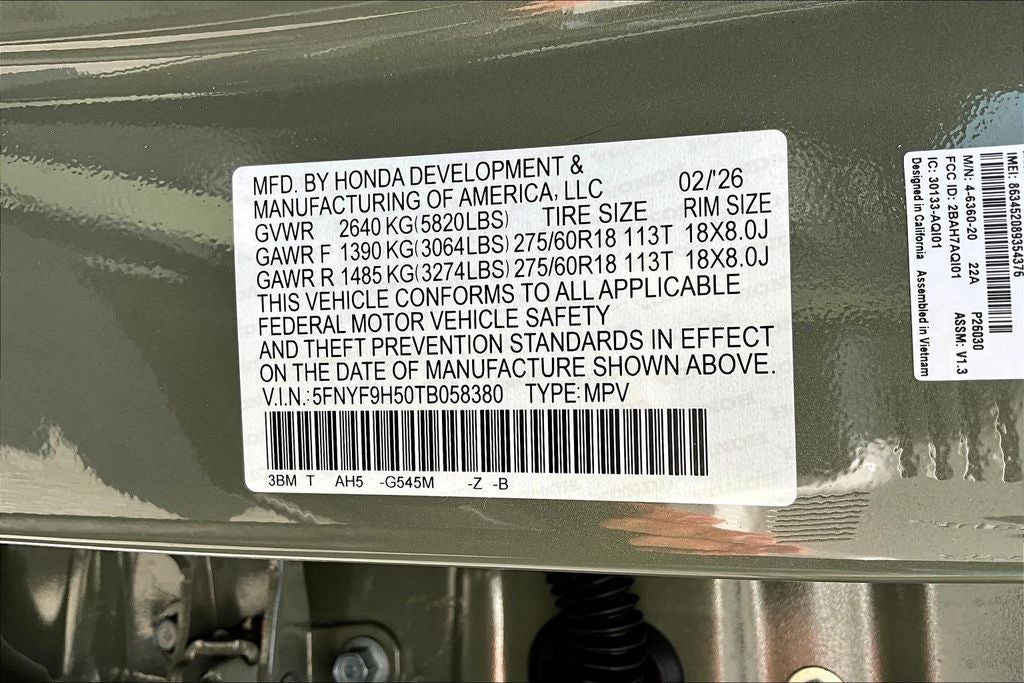 2026 Honda Passport TrailSport