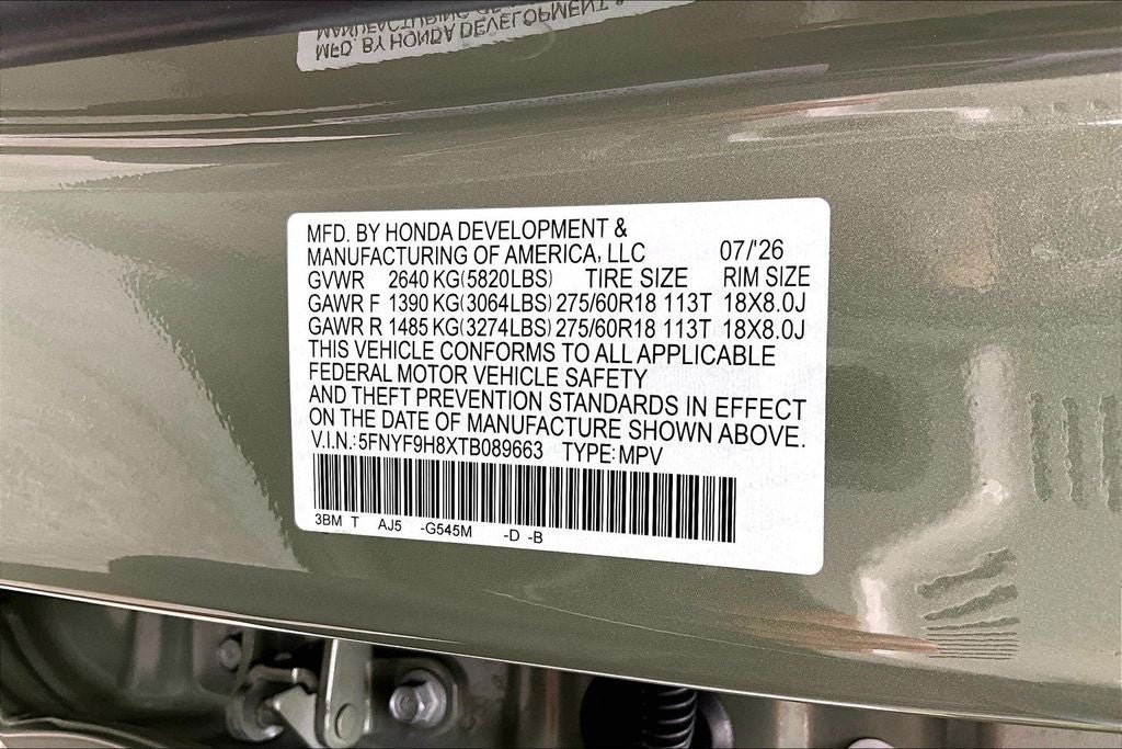 2026 Honda Passport TrailSport Elite