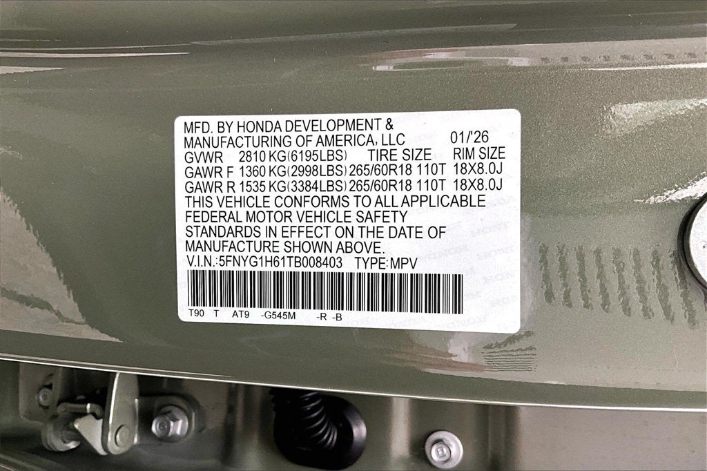 2026 Honda Pilot TrailSport