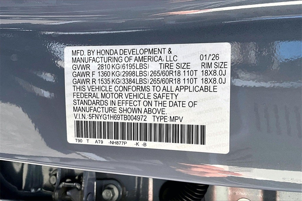 2026 Honda Pilot TrailSport