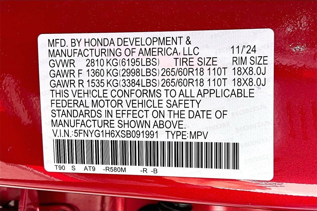 2025 Honda Pilot TrailSport