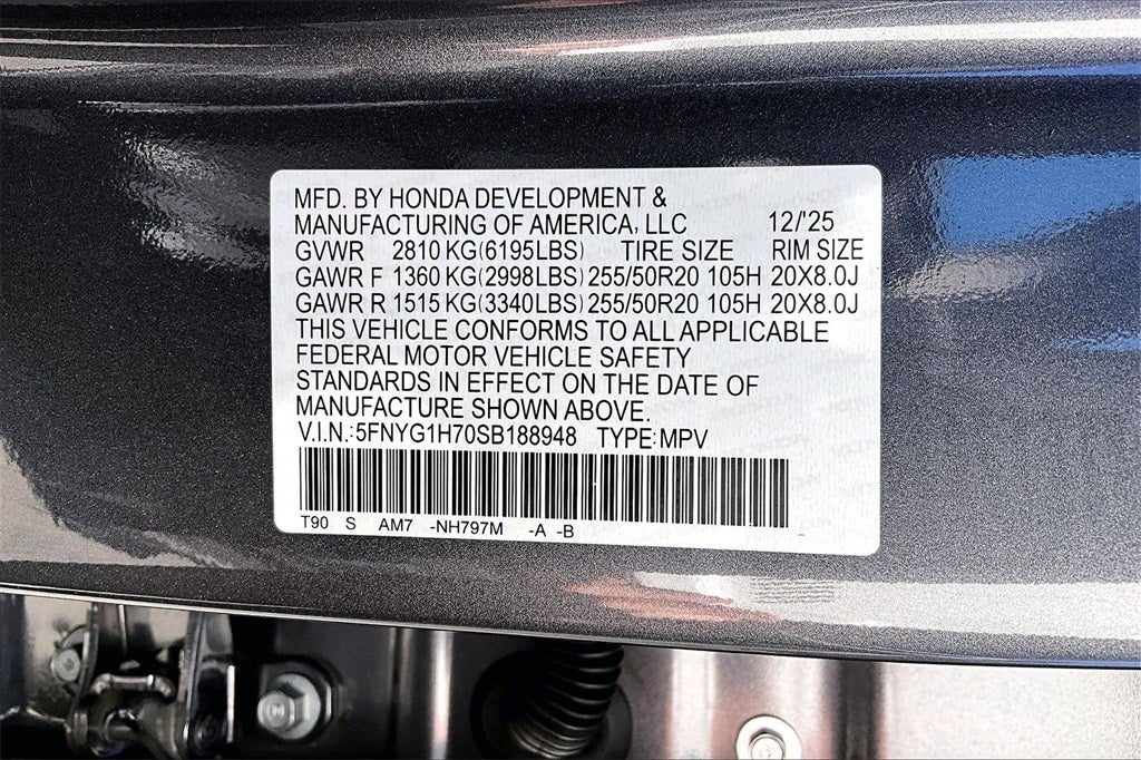 2025 Honda Pilot Touring