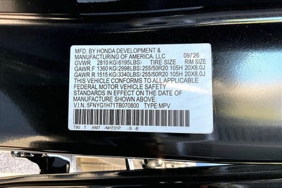2026 Honda Pilot Touring