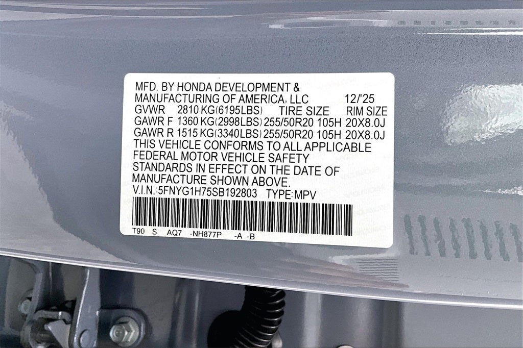 2025 Honda Pilot Touring