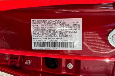 2025 Honda Pilot Touring