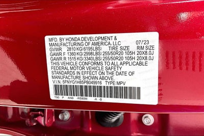 2023 Honda Pilot Elite