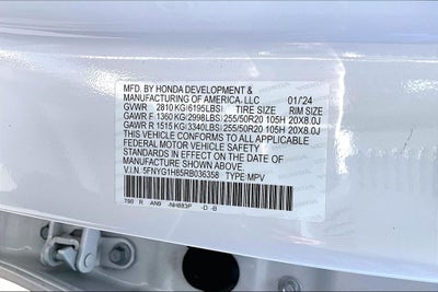 2024 Honda Pilot Elite