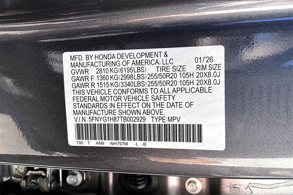 2026 Honda Pilot Elite