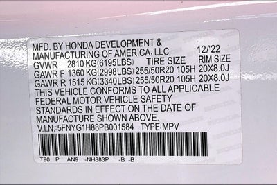 2023 Honda Pilot Elite