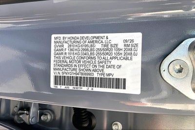 2026 Honda Pilot Black Edition