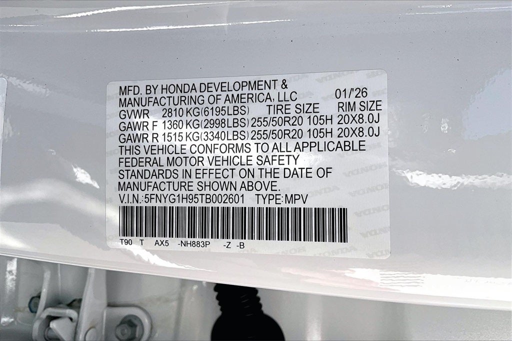 2026 Honda Pilot Black Edition