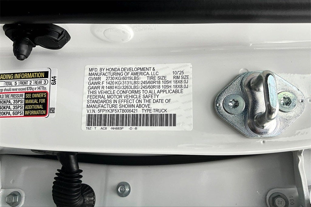 2026 Honda Ridgeline RTL